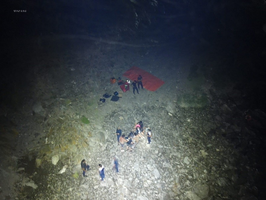 Exitoso rescate de turistas varados