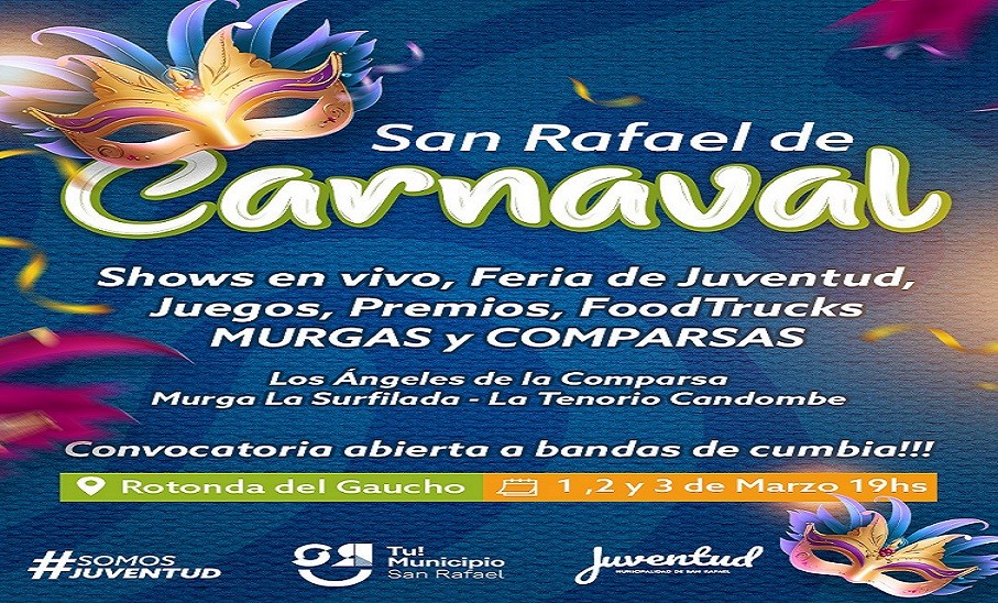  El carnaval y la Feria Juventud le dan color a la Rotonda del Gaucho