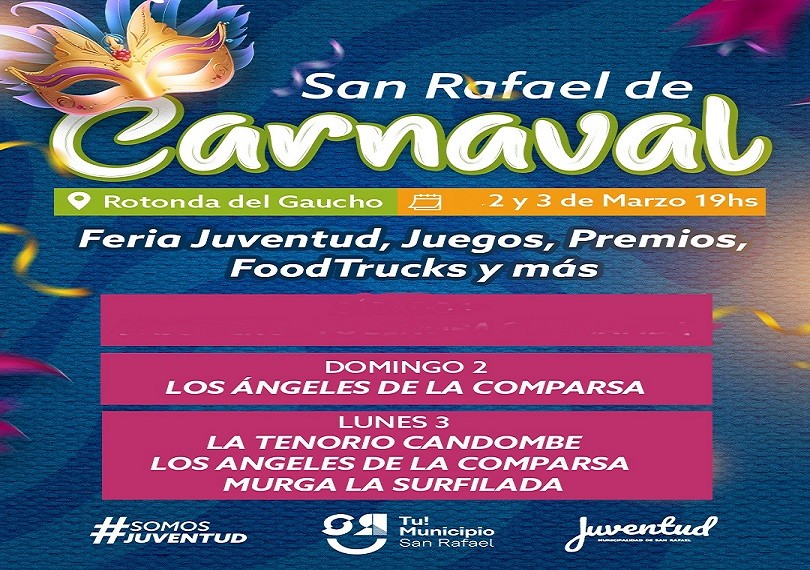 El carnaval se vive en la Rotonda del Gaucho