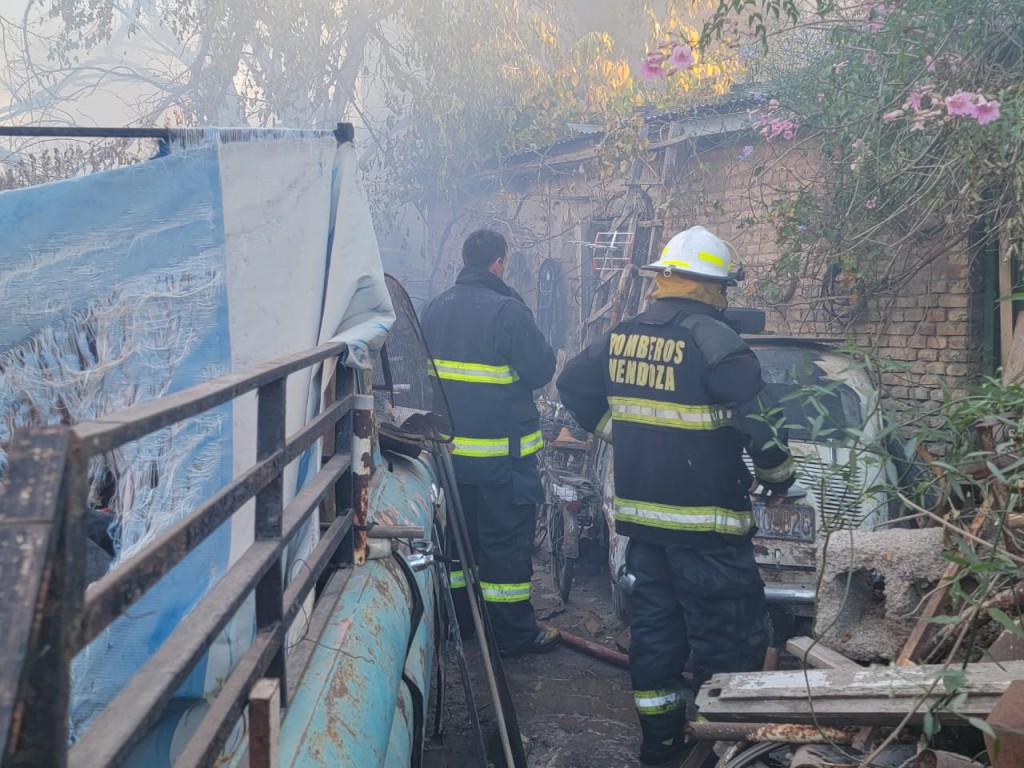 Incendio en una vivienda