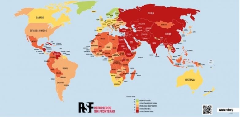 Desde que asumió Milei, Argentina descendió 47 lugares en el ranking global de libertad de prensa